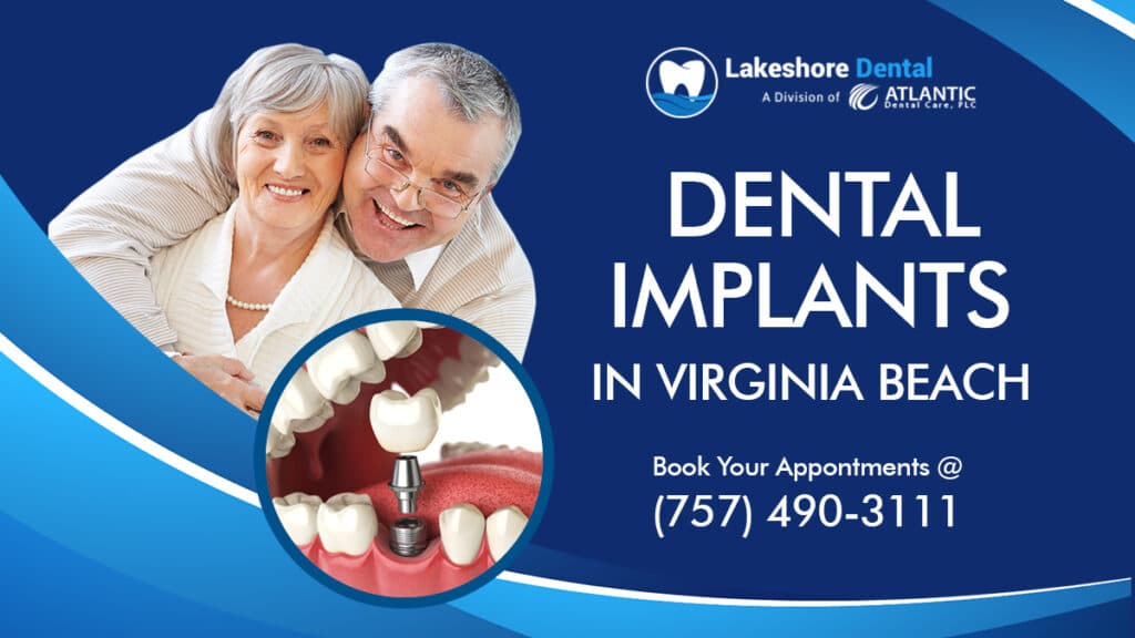 Get a brand new smile with Dental implants in Virginia beach!